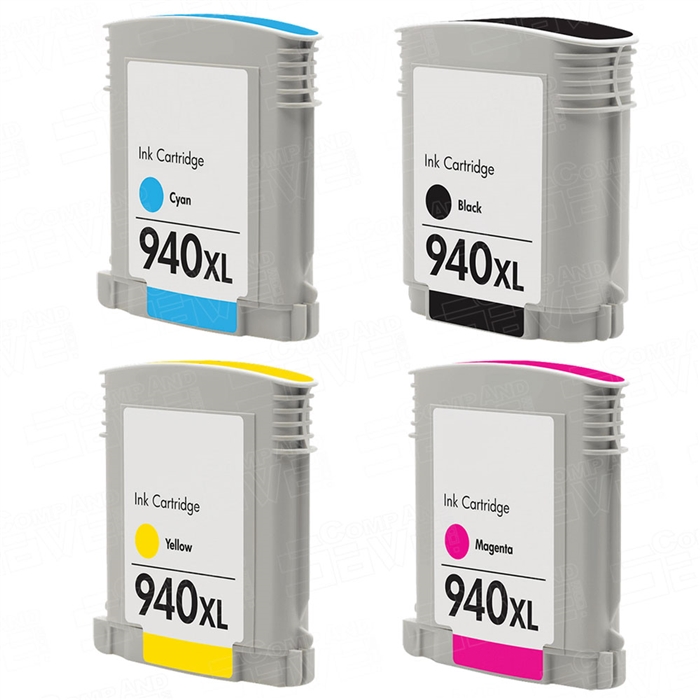 HP 940XL SET BLACK+CYAN+MAGENTA+YELLOW 