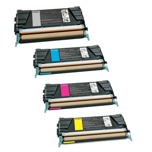 ΣΥΜΒΑΤΟ TONER LEXMARK SET BLACK+CYAN+MAGENTA+YELLOW C730, C734, C736, X734, X736, X748