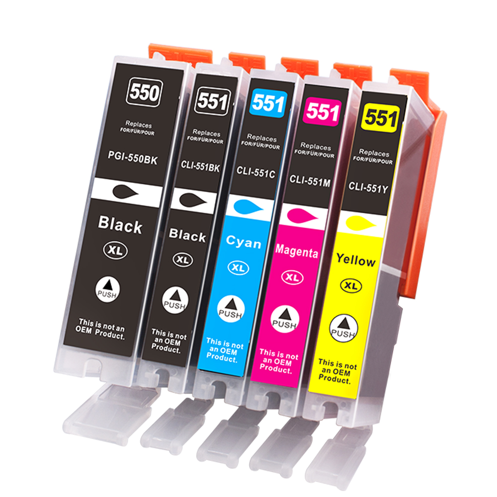 ΣΥΜΒΑΤΑ CANON PGI-550XL BK & CLI-551XL MULTIPACK (5 τεμαχια)