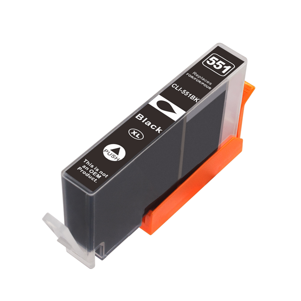 ΣΥΜΒΑΤΟ CANON CLI-551XL BLACK PIXMA IP 7250, MG-5450, MG-5550, MG-6350, MG-7150, MX925
