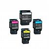 ΣΥΜΒΑΤΟ TONER LEXMARK SET BLACK+CYAN+MAGENTA+YELLOW C540, C543, C544, C546, X543, X545, X546, X548