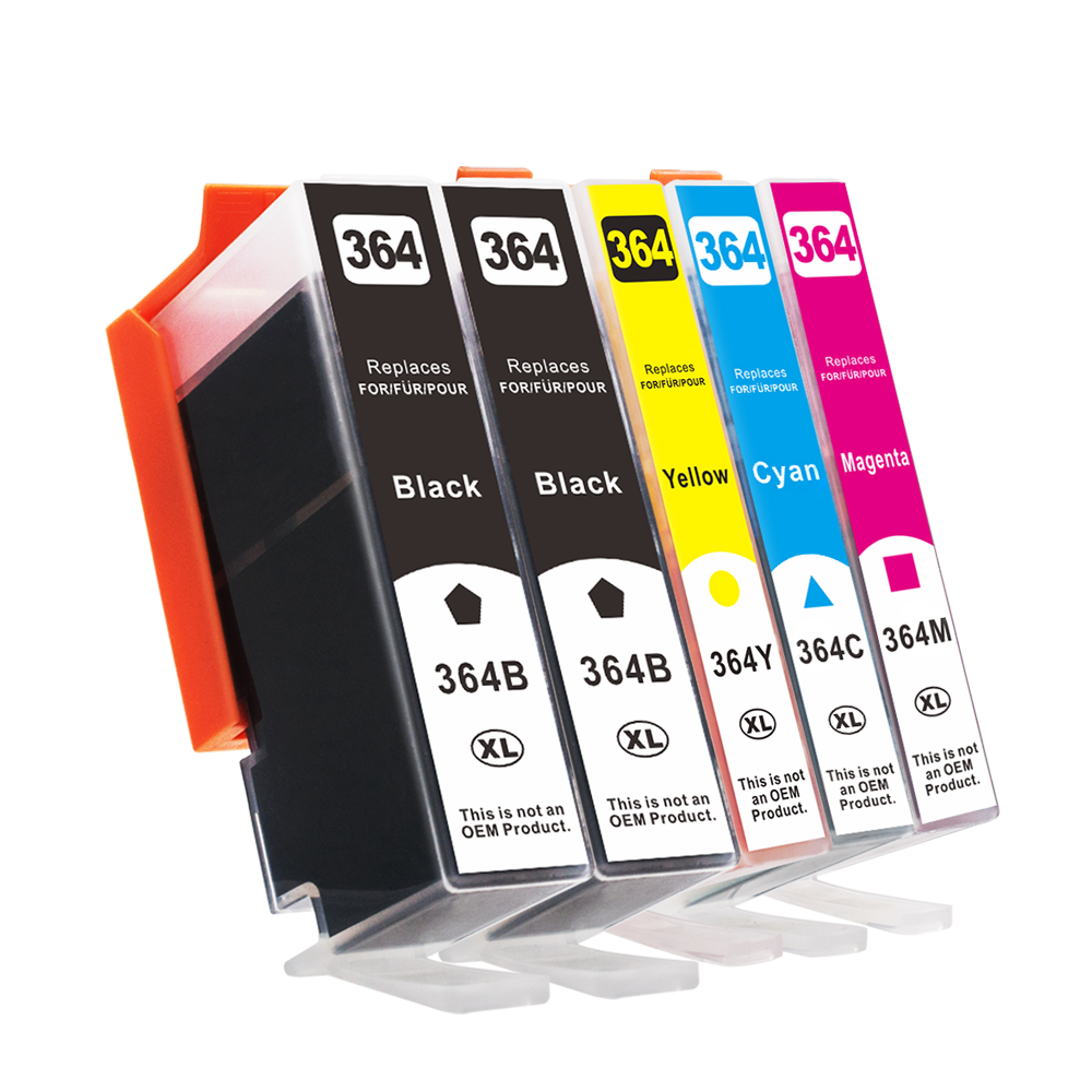 ΣΥΜΒΑΤΑ CARTRIDGES HP 364XL MULTIPACK BK/PHBK/C/M/Y (5 τεμάχια) 
