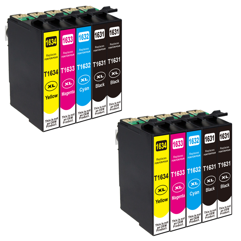 ΣΥΜΒΑΤΟ EPSON T16XL BLACK x4 + CYAN x2 + MAGENTA x2 + YELLOW x2 JUMBOPACK  F-2010W WF-2510WF WF-2520NF WF-2530 WF-2540