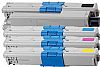 ΣΥΜΒΑΤΑ TONERS OKI C301/C321 BLACK+CYAN+MAGENTA+YELLOW MULTIPACK