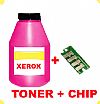 TONER IN BOTTLE  & CHIP FOR XEROX 7500 MAGENTA