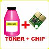 TONER IN BOTTLE  & CHIP MAGENTA XEROX 6180