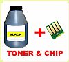 TONER IN BOTTLE  & CHIP BLACK  XEROX 6280