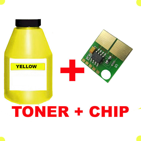 ΣΥΜΒΑΤΟ TONER YELLOW  BOTTLES & CHIP XEROX 6600 / 6605