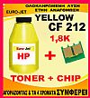 ΣΥΜΒΑΤΟ TONER BOTTLES & CHIP  HP 131A CF212 YELLOW LASERJET PRO 200, M251, MFP M276