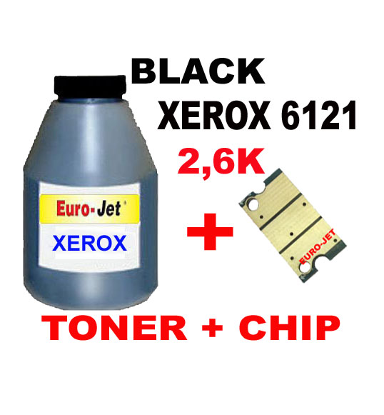 ΣΥΜΒΑΤΟ TONER BLACK BOTTLES & CHIP XEROX 6121