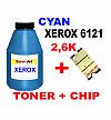 ΣΥΜΒΑΤΟ TONER CYAN BOTTLES & CHIP XEROX 6121