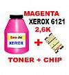 ΣΥΜΒΑΤΟ TONER MAGENTA BOTTLES & CHIP XEROX 6121