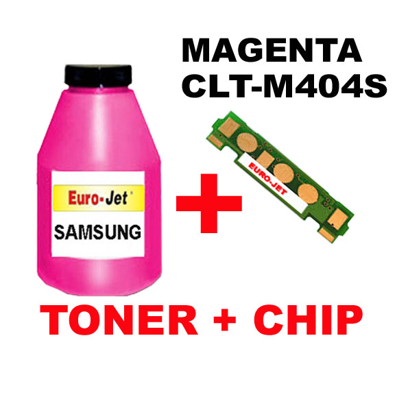 ΣΥΜΒΑΤΟ Toner Bottles + CHIP MAGENTA SAMSUNG  CLP-430 CLT-M404S