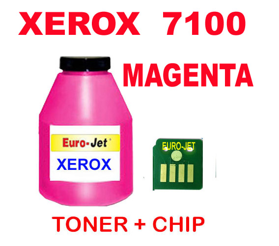 ΣΥΜΒΑΤΟ TONER MAGENTA BOTTLES & CHIP XEROX 7100