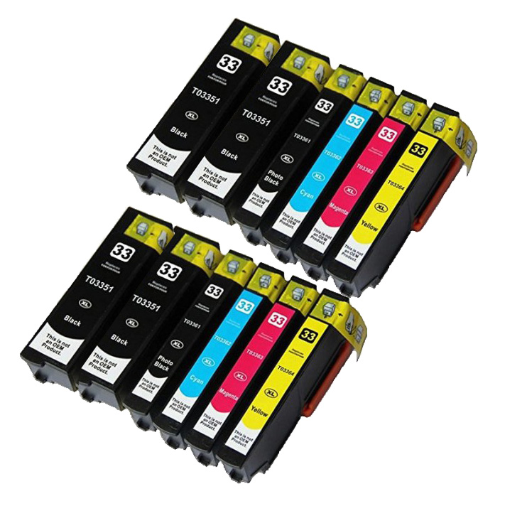 EPSON 33XL ΣΥΜΒΑΤΑ JUMBO MULTIPACK (12 TEMAXIA)