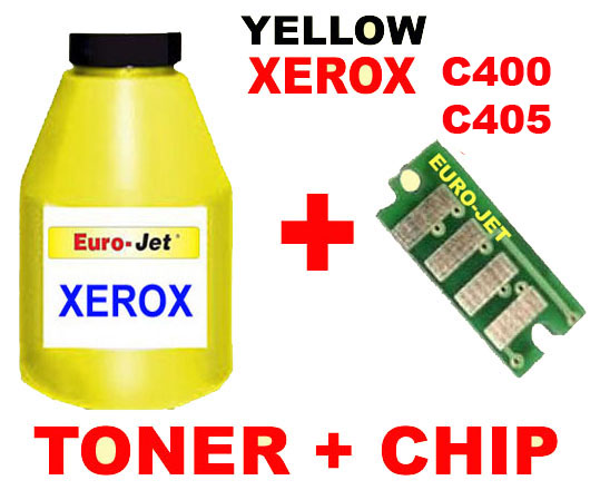 ΣΥΜΒΑΤΟ TONER YELLOW  BOTTLES & CHIP XEROX VersaLink  C400/C405  10,5K
