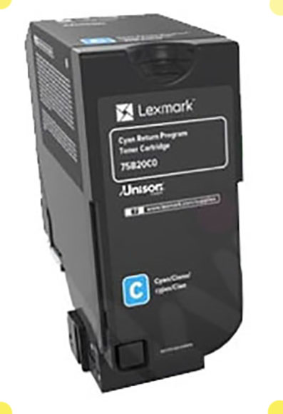 ΣΥΜΒΑΤΟ TONER LEXMARK CYAN CS727, CX727, CS728, CX728  75B20C0