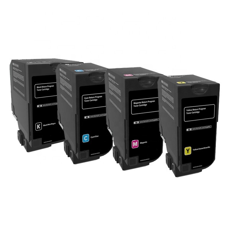 ΣΥΜΒΑΤA TONER LEXMARK SET BLACK+CYAN+MAGENTA+YELLOW CS727, CX727, CS728, CX728