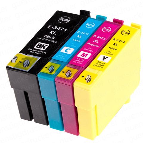 EPSON 34XL (BK+C+M+Y) T3471, T3472, T3473, T3474, ΣΥΜΒΑΤΟ MULTIPACK (C13T347640)