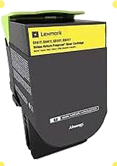 ΣΥΜΒΑΤΟ TONER LEXMARK YELLOW CS417,CS517,CX417,CX517  71B2HY0  (3.500 Σελ.)