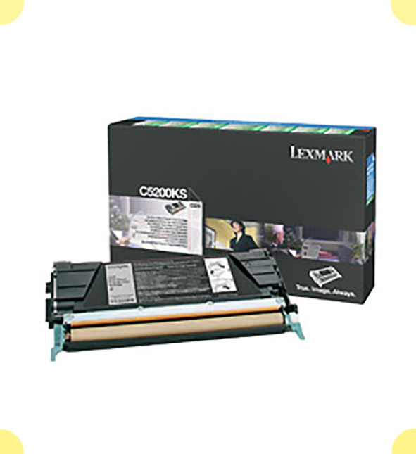 LEXMARK C5200KS BLACK TONER  C520/C530 ORIGINAL