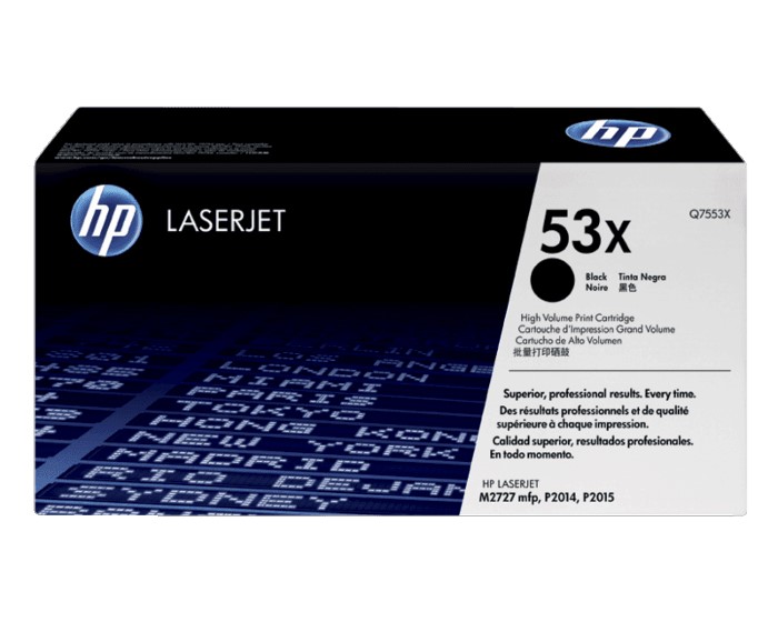HP 53X Black High Yield Toner (Q7553X)