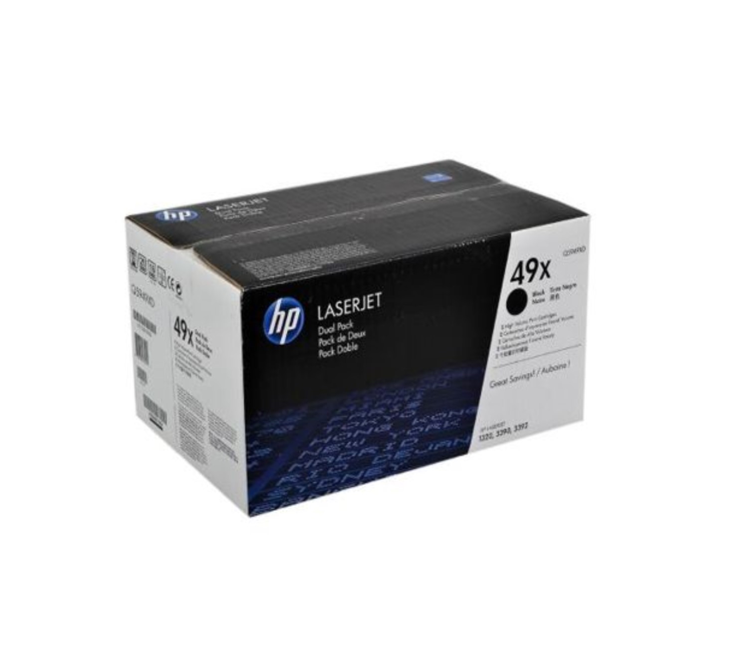 HP 49X Toner Μαύρο 6000 Σελίδων (Q5949XD) 2τμχ