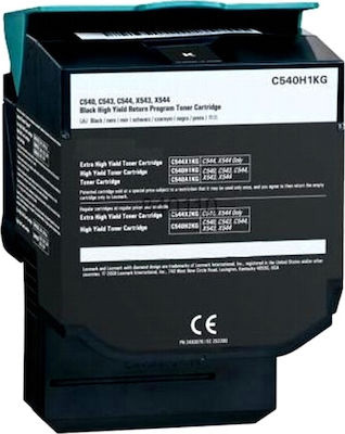TONER  ΣΥΜΒΑΤΟ LEXMARK C540 BLACK C540H2KG (2.500ΣΕΛ)