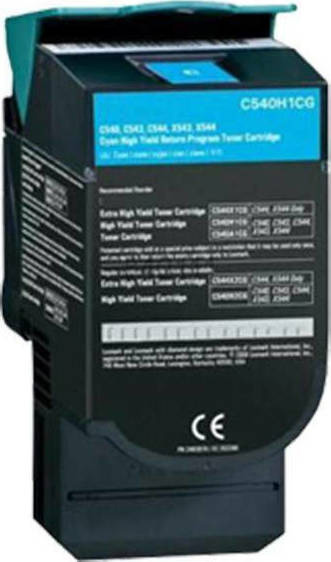 TONER  ΣΥΜΒΑΤΟ LEXMARK C540 CYAN  C540H2CG (2.000ΣΕΛ)