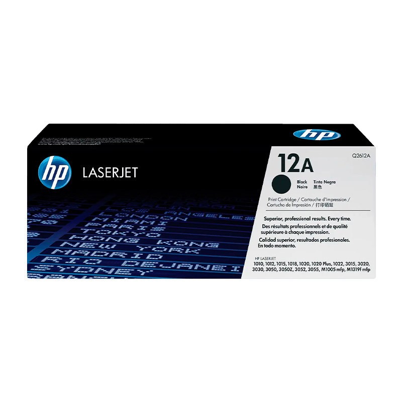 HP 12A Toner Laser Εκτυπωτή Μαύρο (Q2612A)