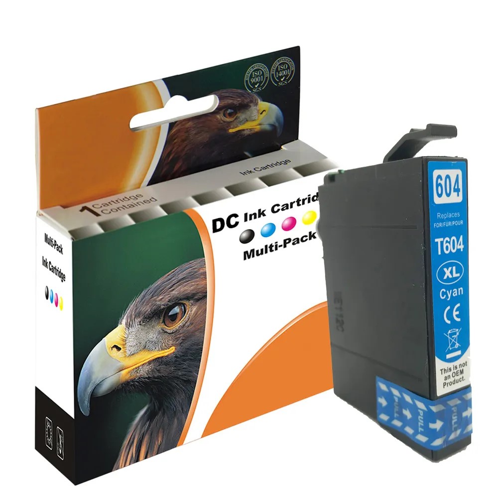 EPSON T604XL CYAN ΣΥΜΒΑΤΟ ΜΕΛΑΝΙ ХР-2200/ХР-2205/XP-3200/ ХР-3205/XP-4200/XP-4205/ WF-2910DWF/WF-2930DWF/ WF-2935DWF/WF-2950DWF