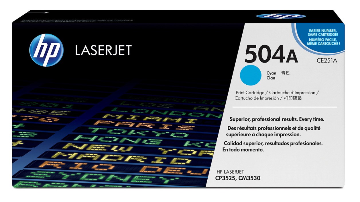 HP 504A Toner Laser Εκτυπωτή Κυανό 7000 Σελίδων (CE251A)
