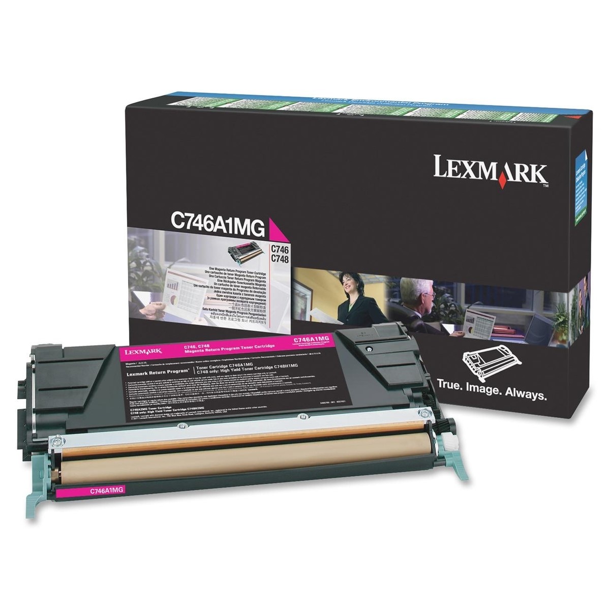 Lexmark C746A1MG Toner Laser Εκτυπωτή Ματζέντα Return Program 7000 Σελίδων