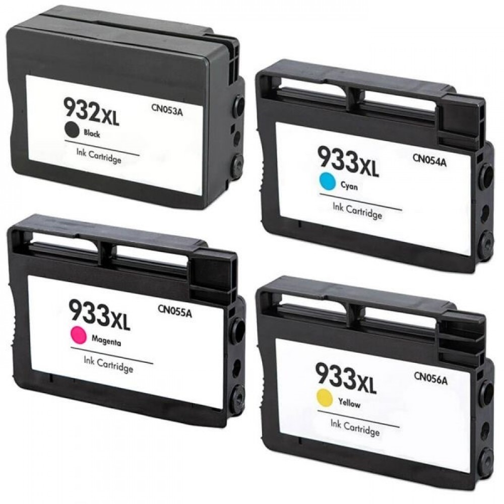 HP 932XL Black + 933XL C+M+Y COLORS SET 