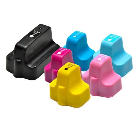 HP 363 BK/C/M/Y/LC/LM Set (6 τεμάχια)