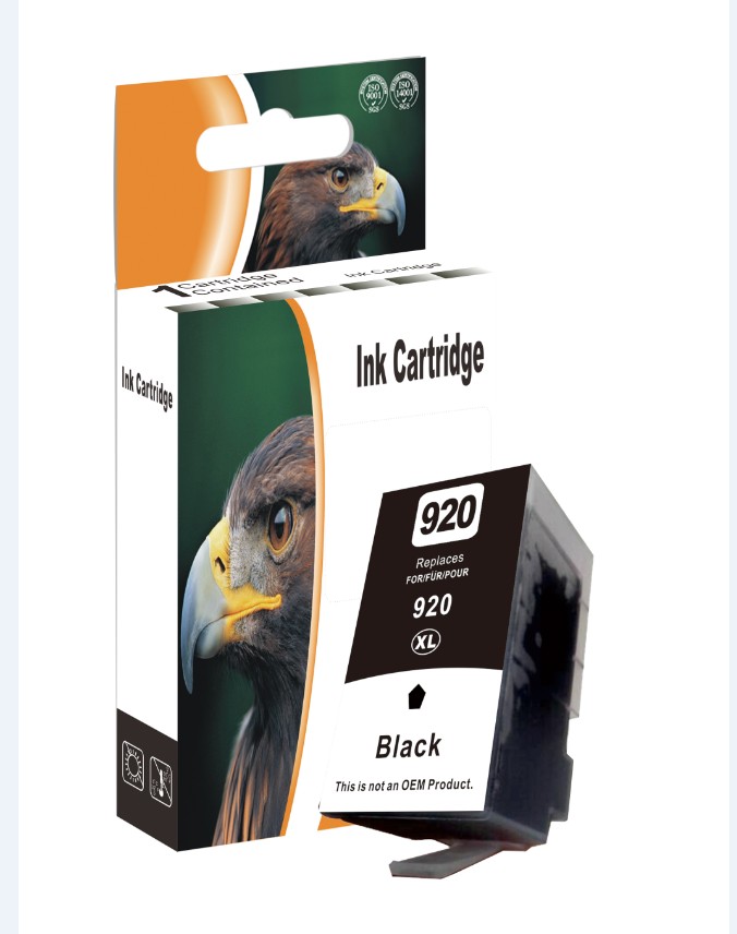 HP 920 XL Black WITH NEW CHIP