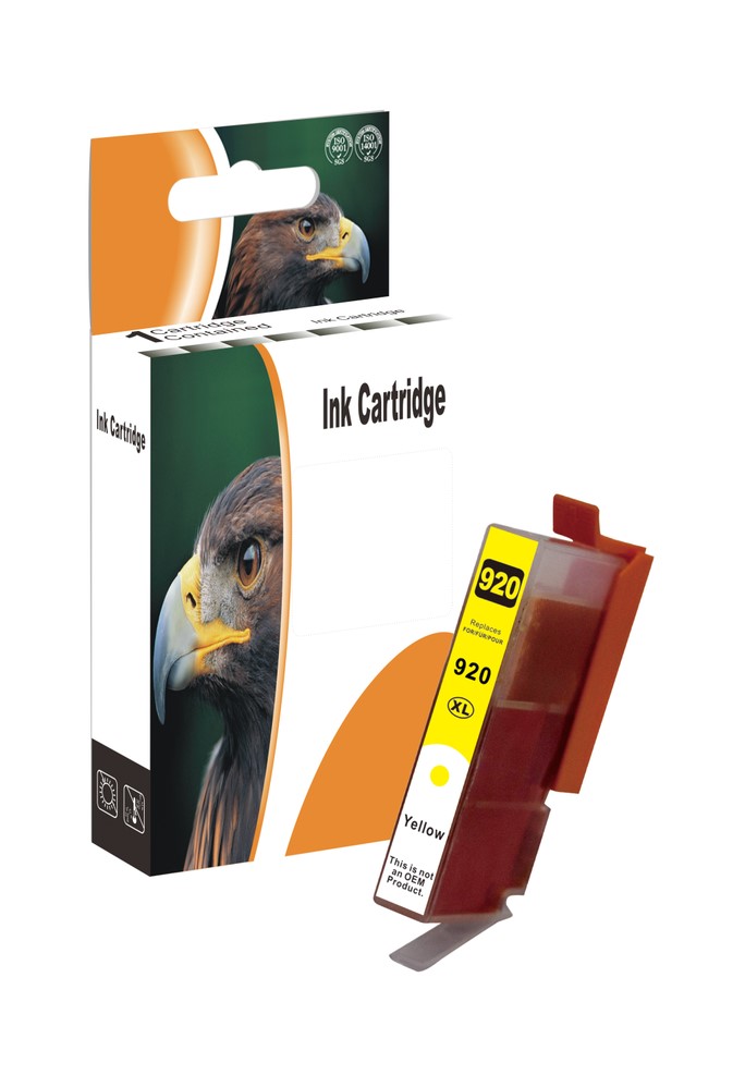 HP 920 XL YELLOW WITH NEW CHIP